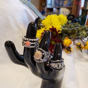 3 NWOT Expandable Band Rings